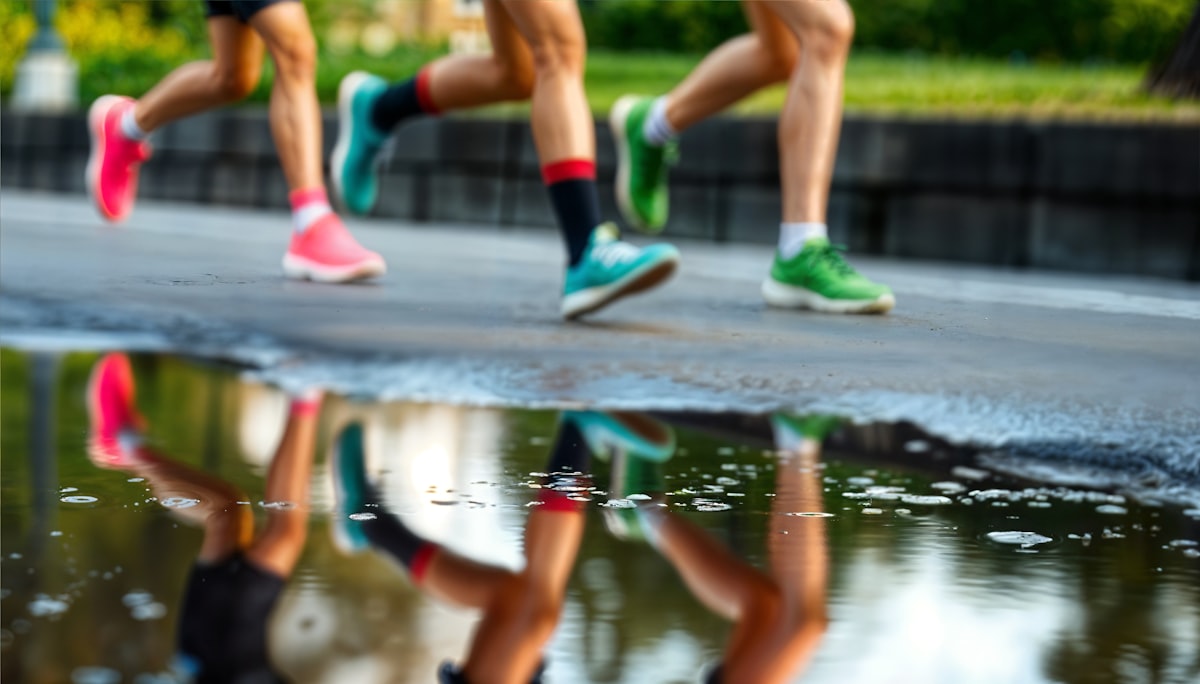 Triathlonisti siirtymävaiheessa